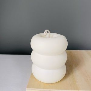 Donut Pillar Candle | Choose Fragrance | Aesthetic Decor …